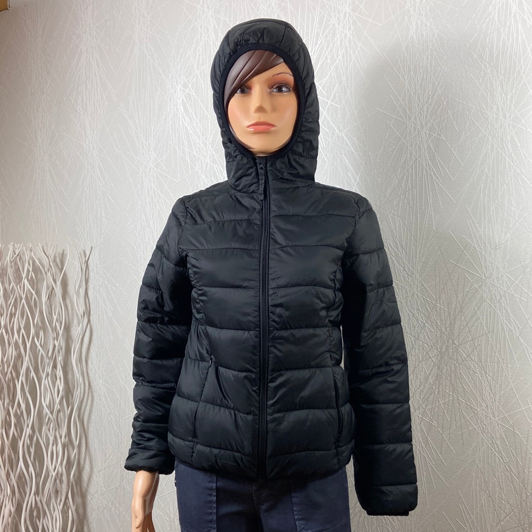 Manteau veste matelassé veste doudoune à capuche noire modèle Bybelena Jacket B.Young - Offre-Unique