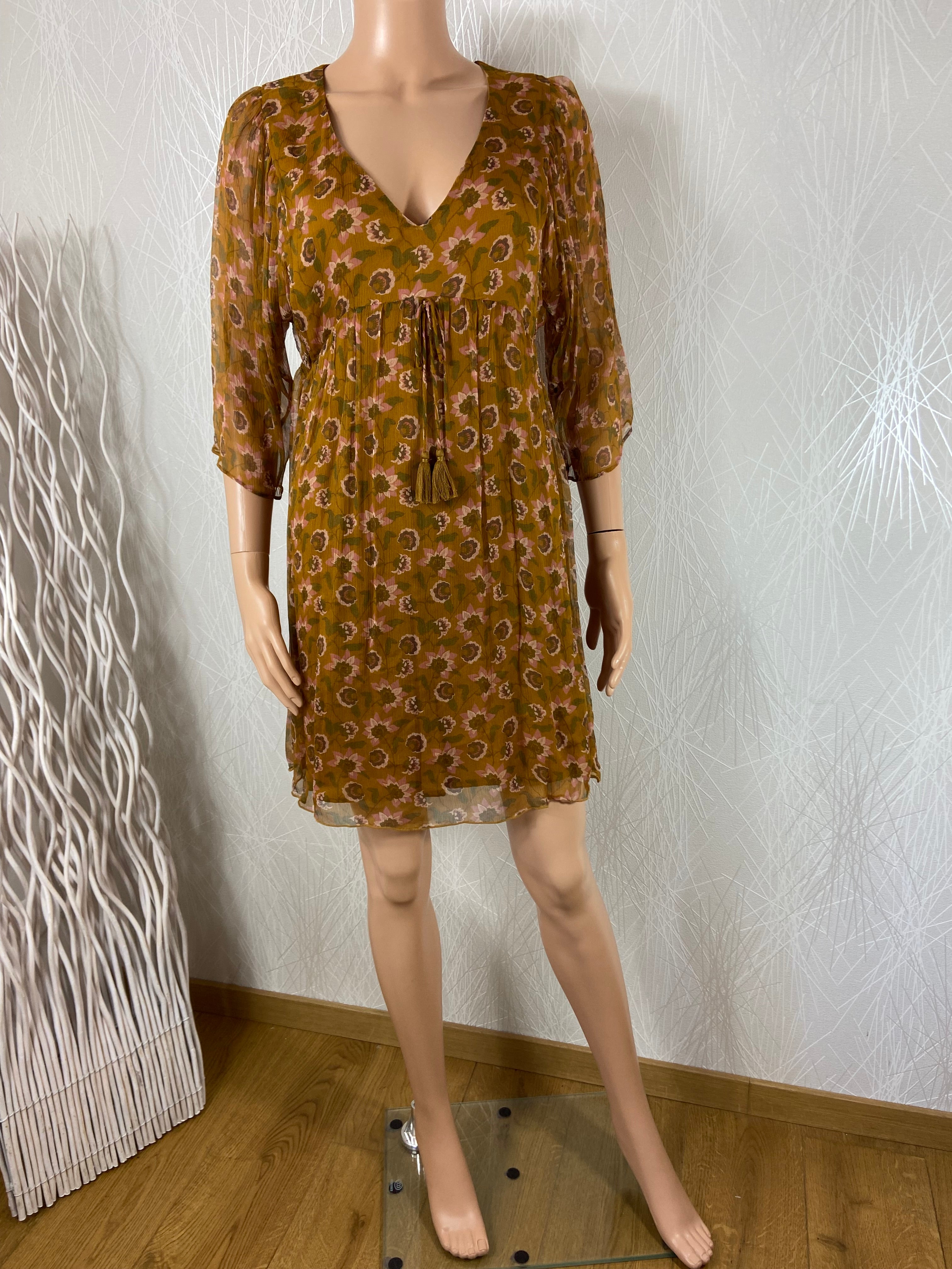 Robe courte 100% soie modèle Otti Louise Misha