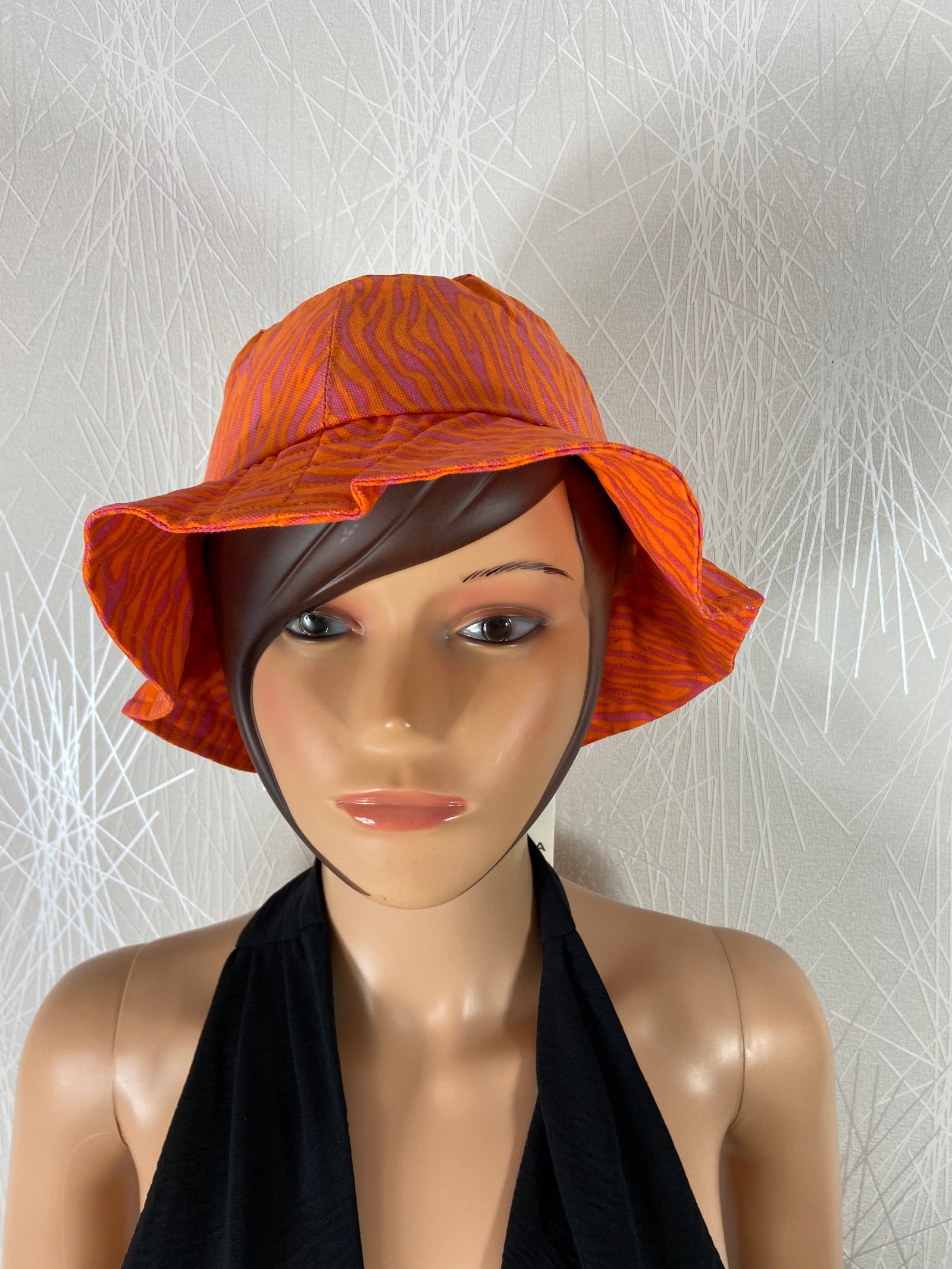 Chapeau bob coton femme style vintage 70's  Surkana