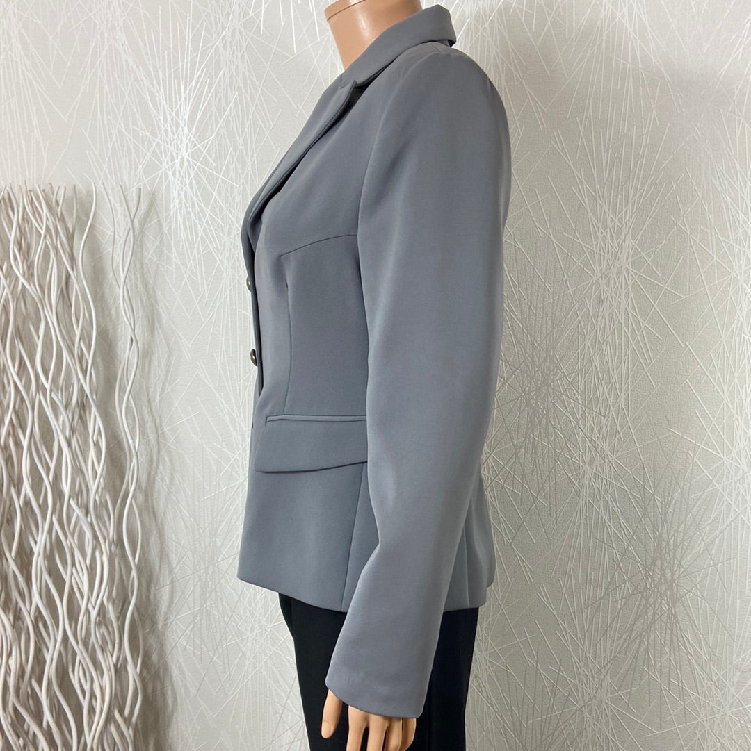 Blazer Femme doublé gris souris création originale Tabala Paris - Offre-Unique