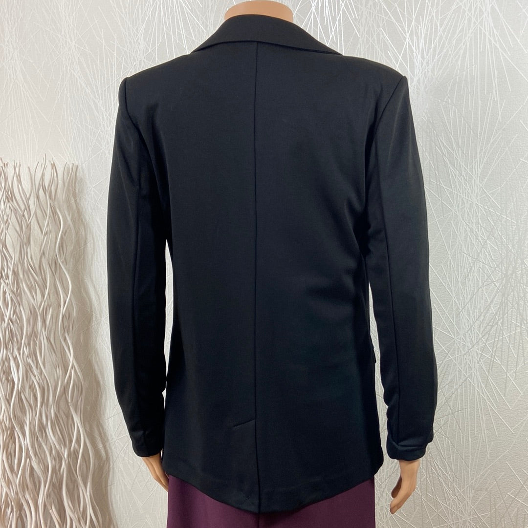 Veste longue blazer noir modèle Ihkate Long Ichi