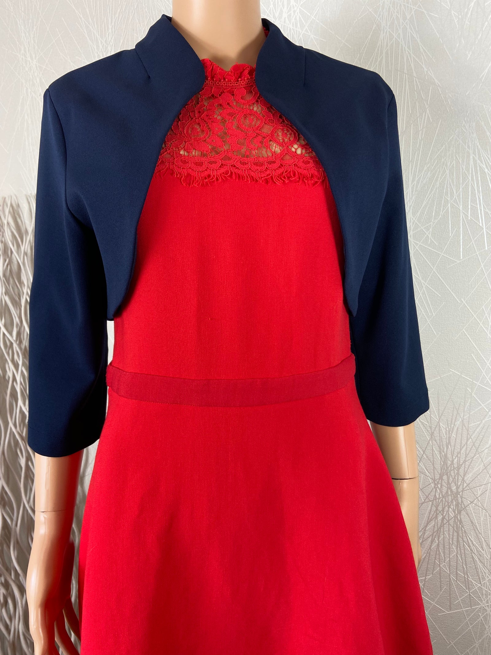 Bolero bleu marine taille 48 Kitana