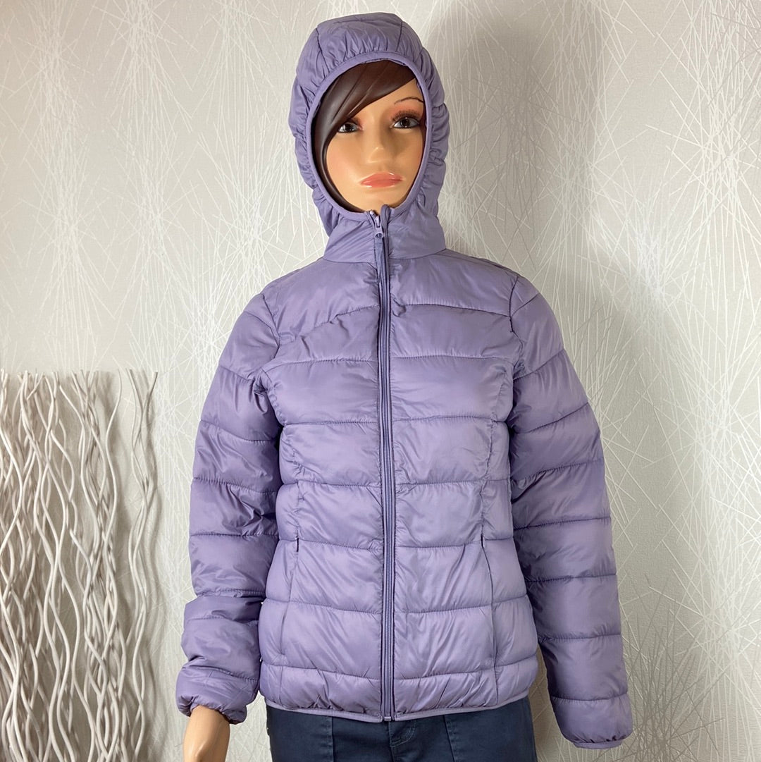 Manteau veste matelassé veste doudoune capuche violet modèle Bybelena Jacket B.Young