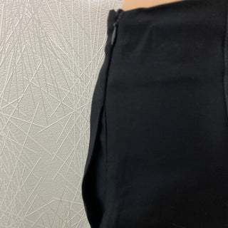 Pantalon noir habillé taille haute jambes larges Surkana