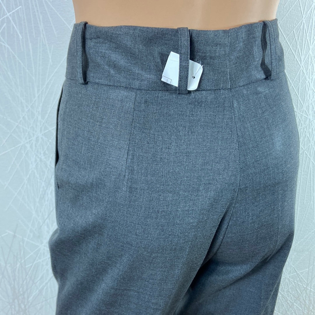 Pantalon de créateur style habillé femme taille haute par Tabala Paris