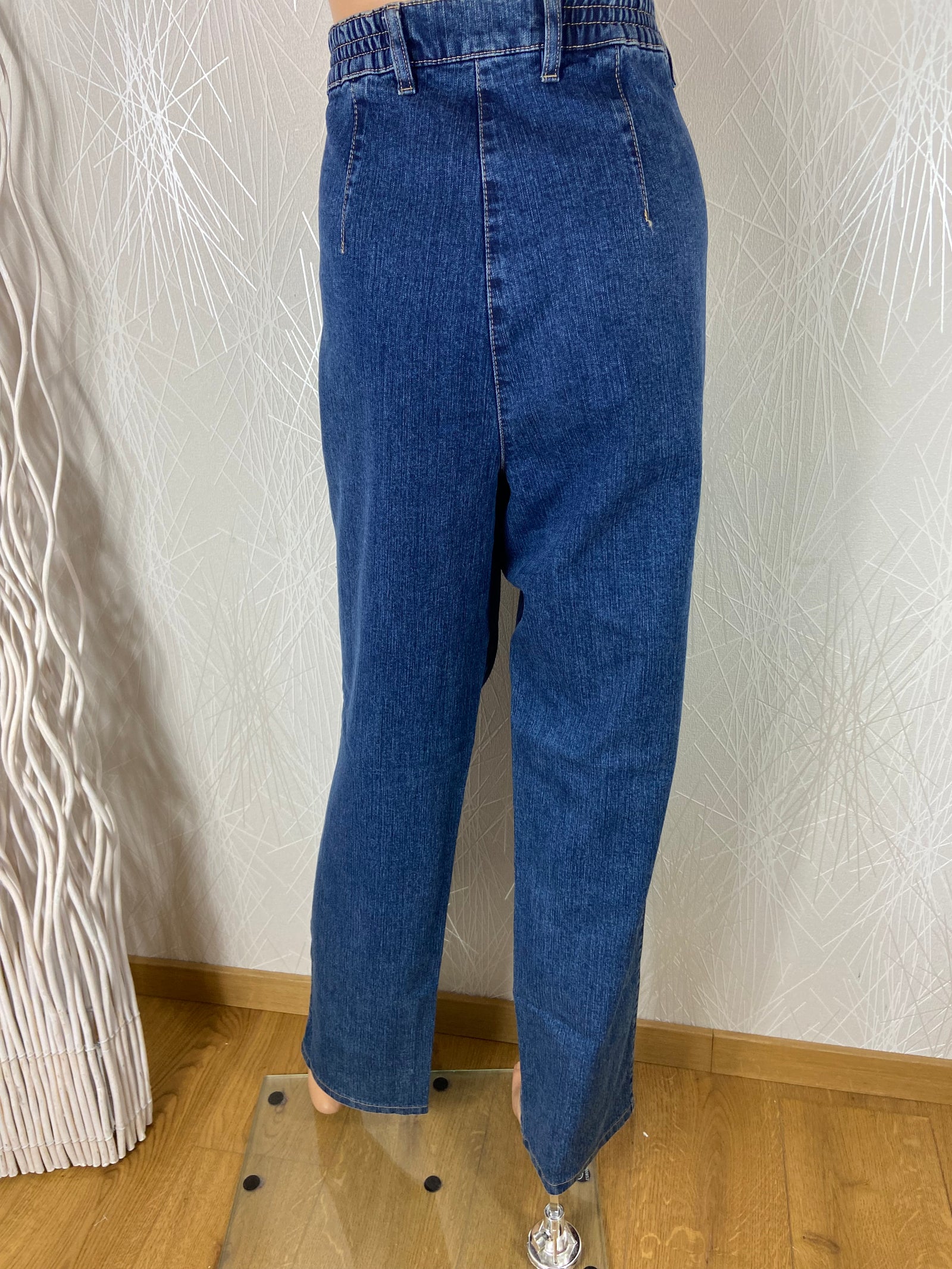 Jeans taille haute élastique coupe droite Ulla Popken