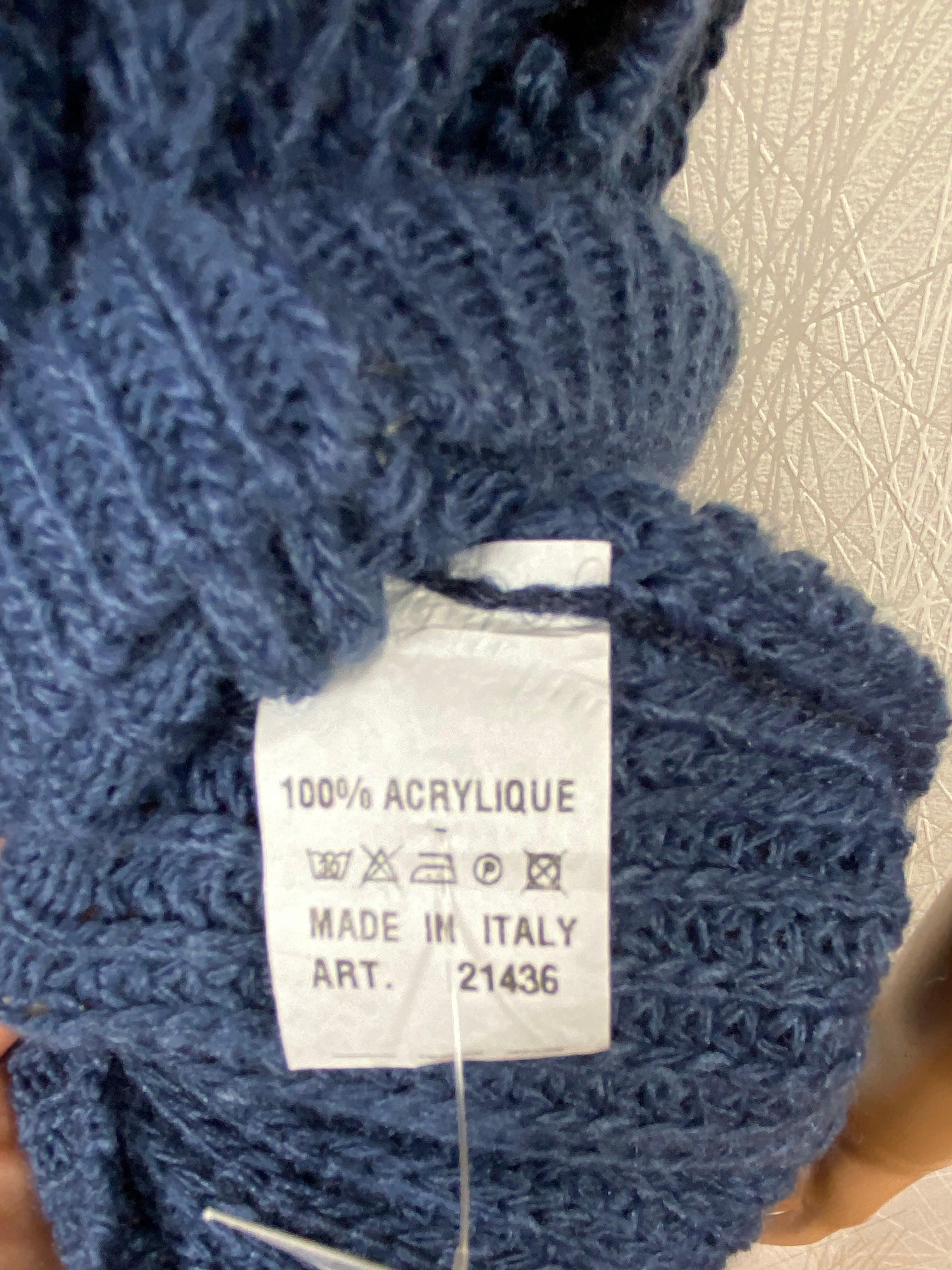 Pull bleu sans manches à capuche Les Impatientes - Offre-Unique