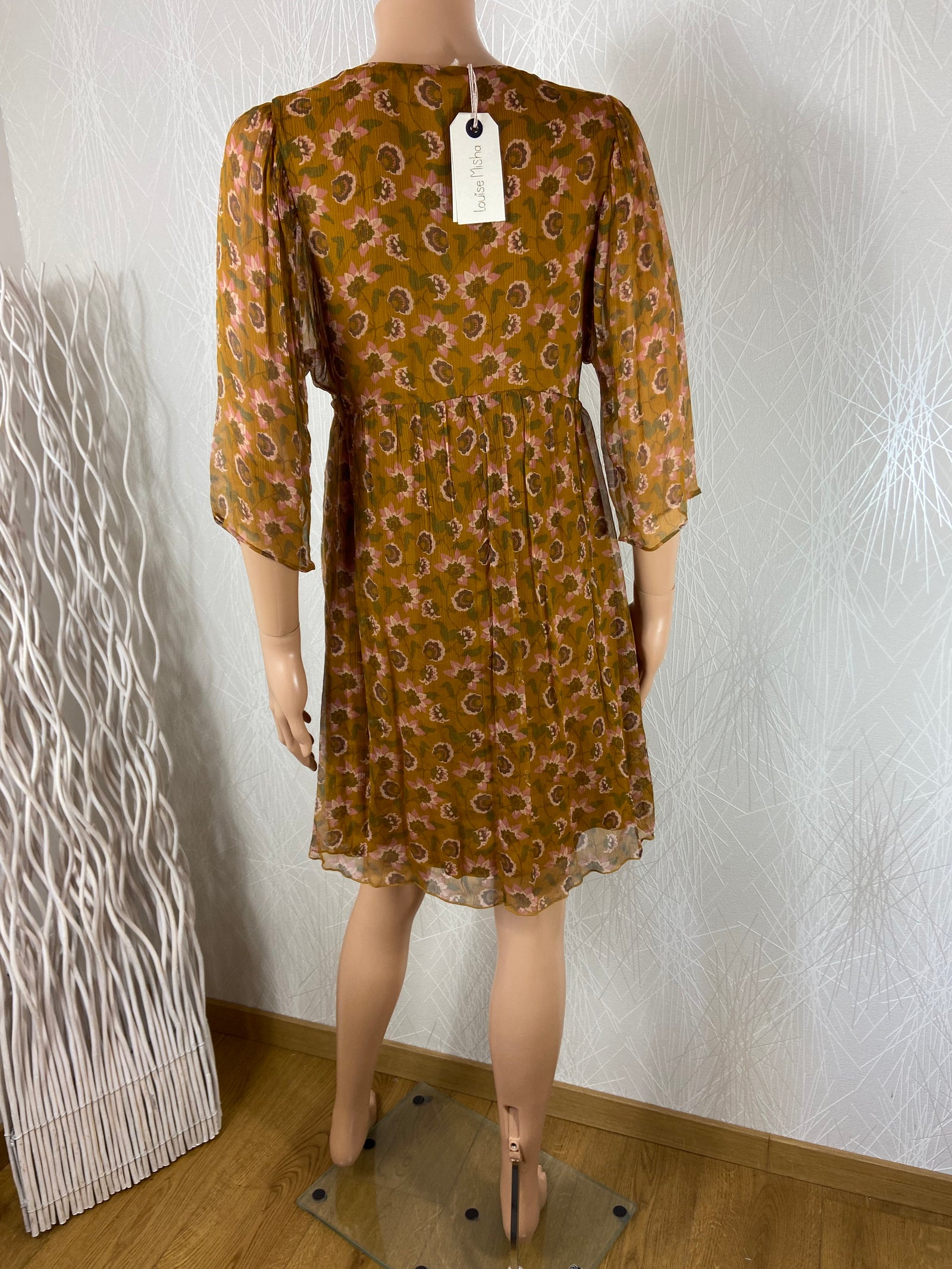 Robe courte 100% soie modèle Otti Louise Misha