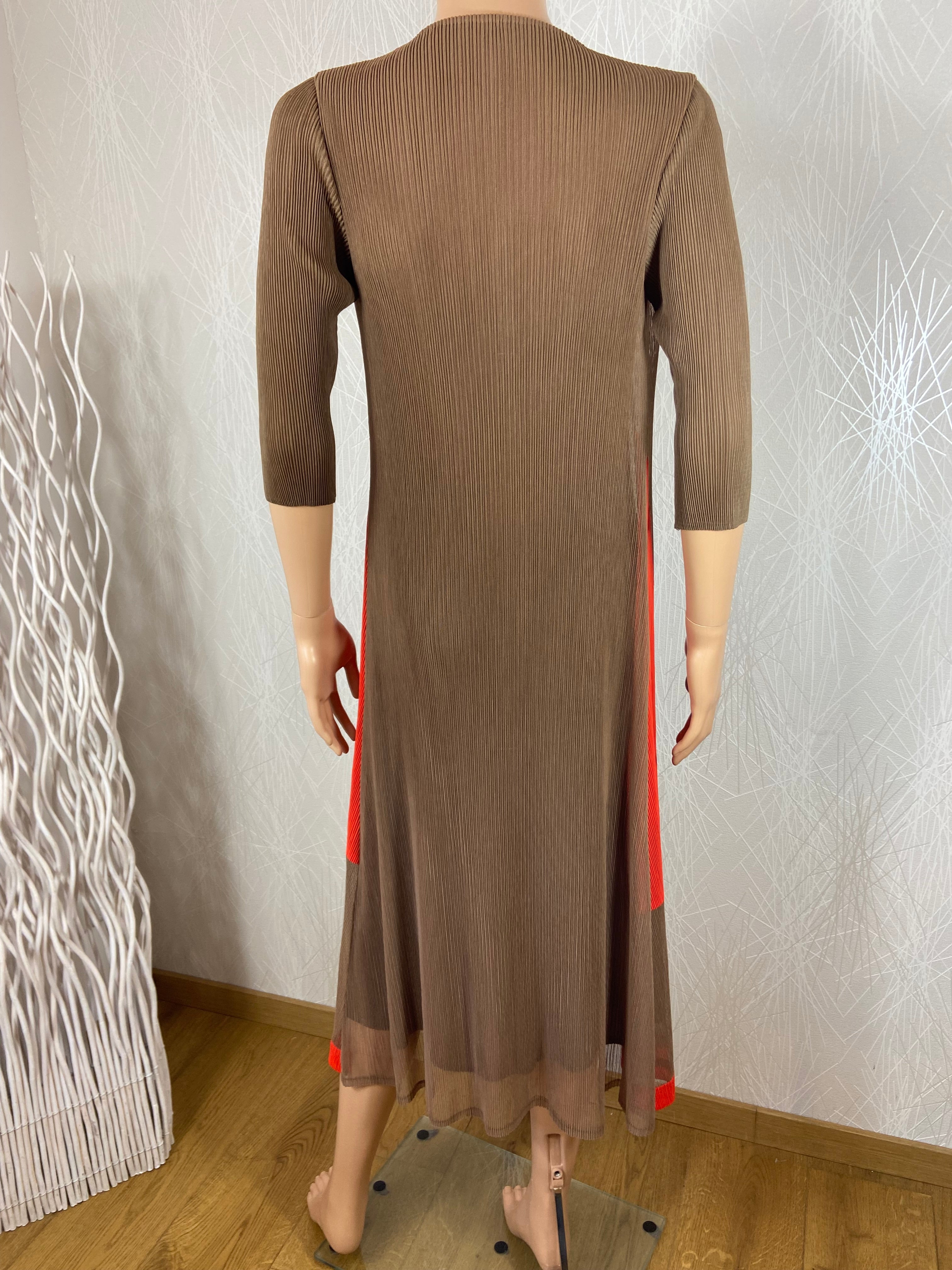 Robe longue extensible avec voilage Venus - Taille Unique
