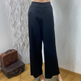 Pantalon noir satiné byjimsa pants b.young