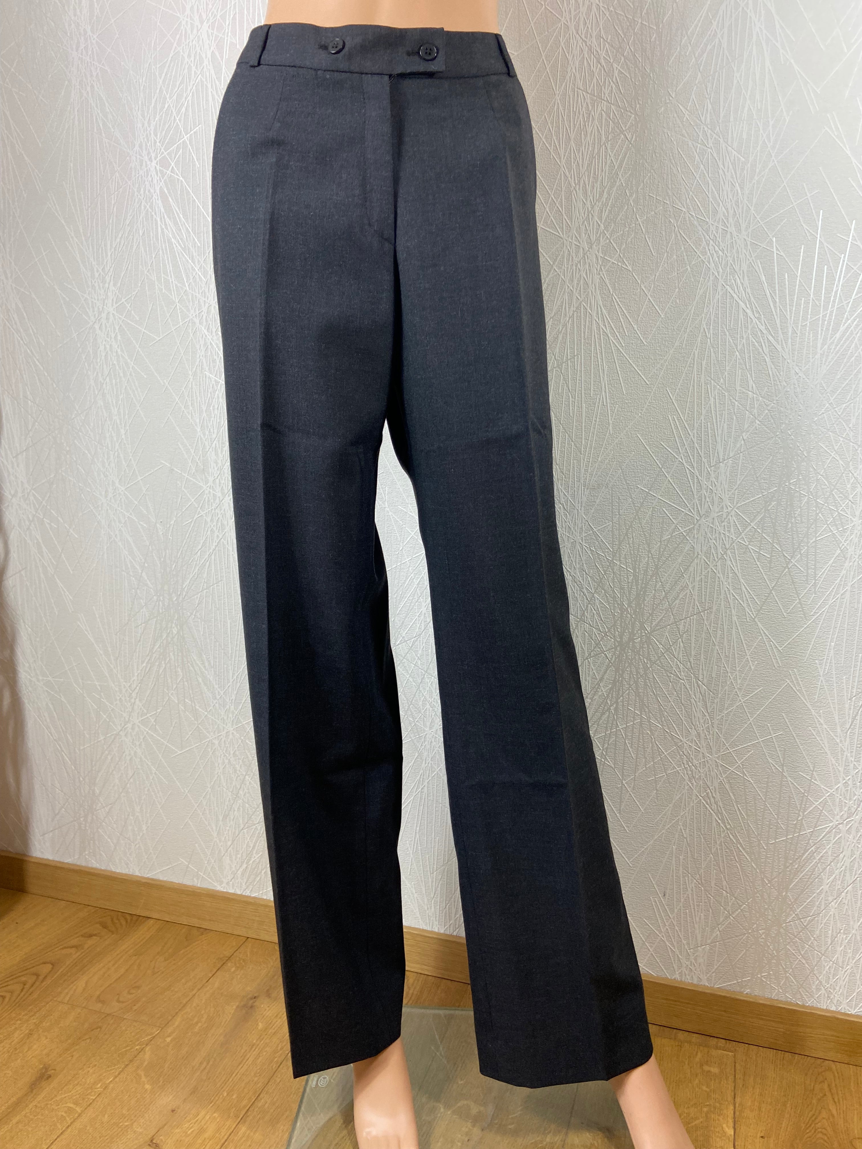 Pantalon gris femme style business taille normale GREIFF