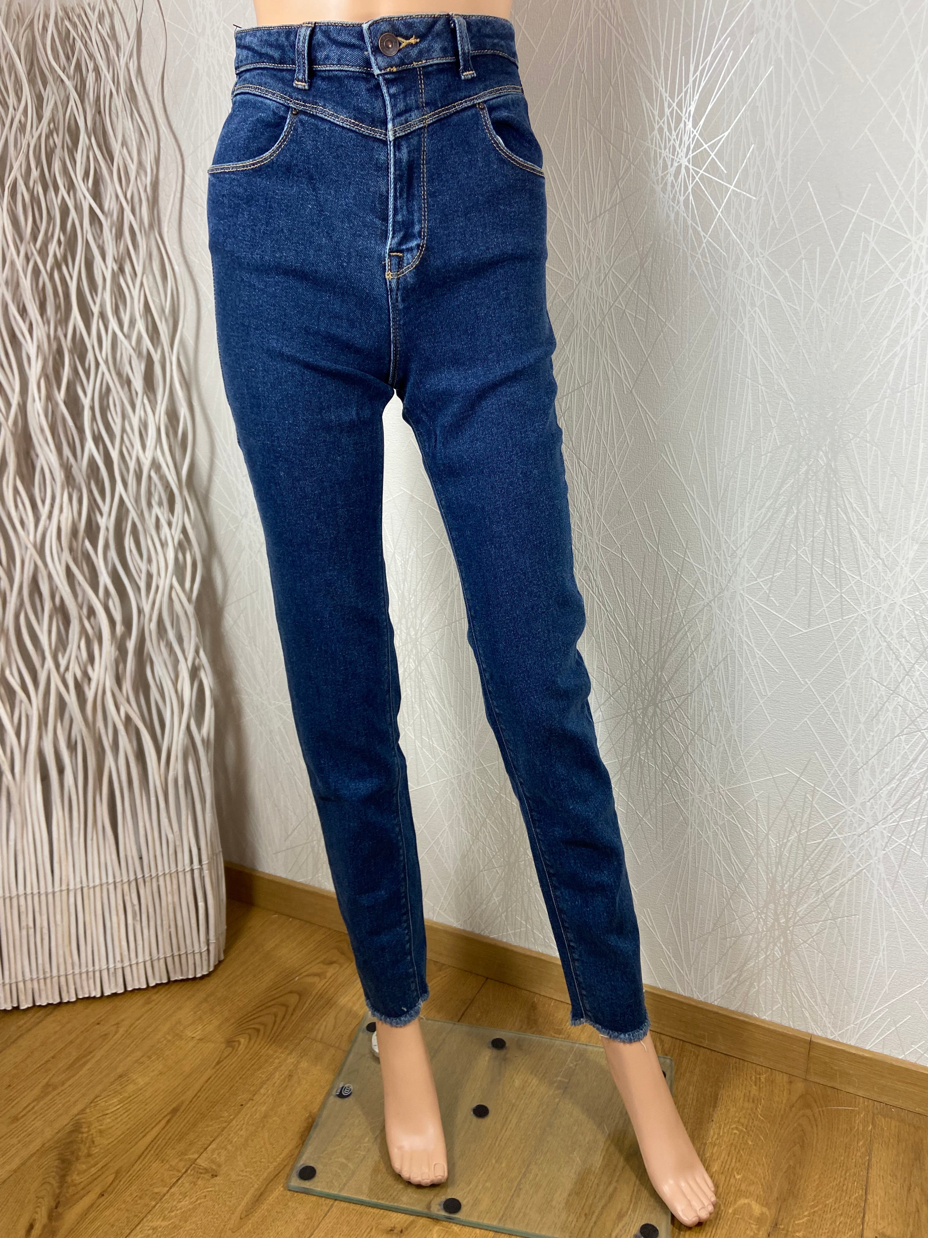 Jeans haut de gamme blue denim coupe slim mom LTB