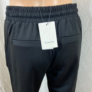 Pantalon taille haute élastique avec cordon Rizetta Crop Pants B.Young