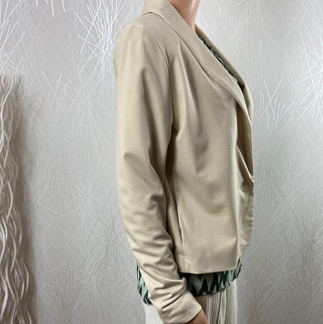 Veste doublée blazer beige femme Ihluana Ichi - Offre-Unique