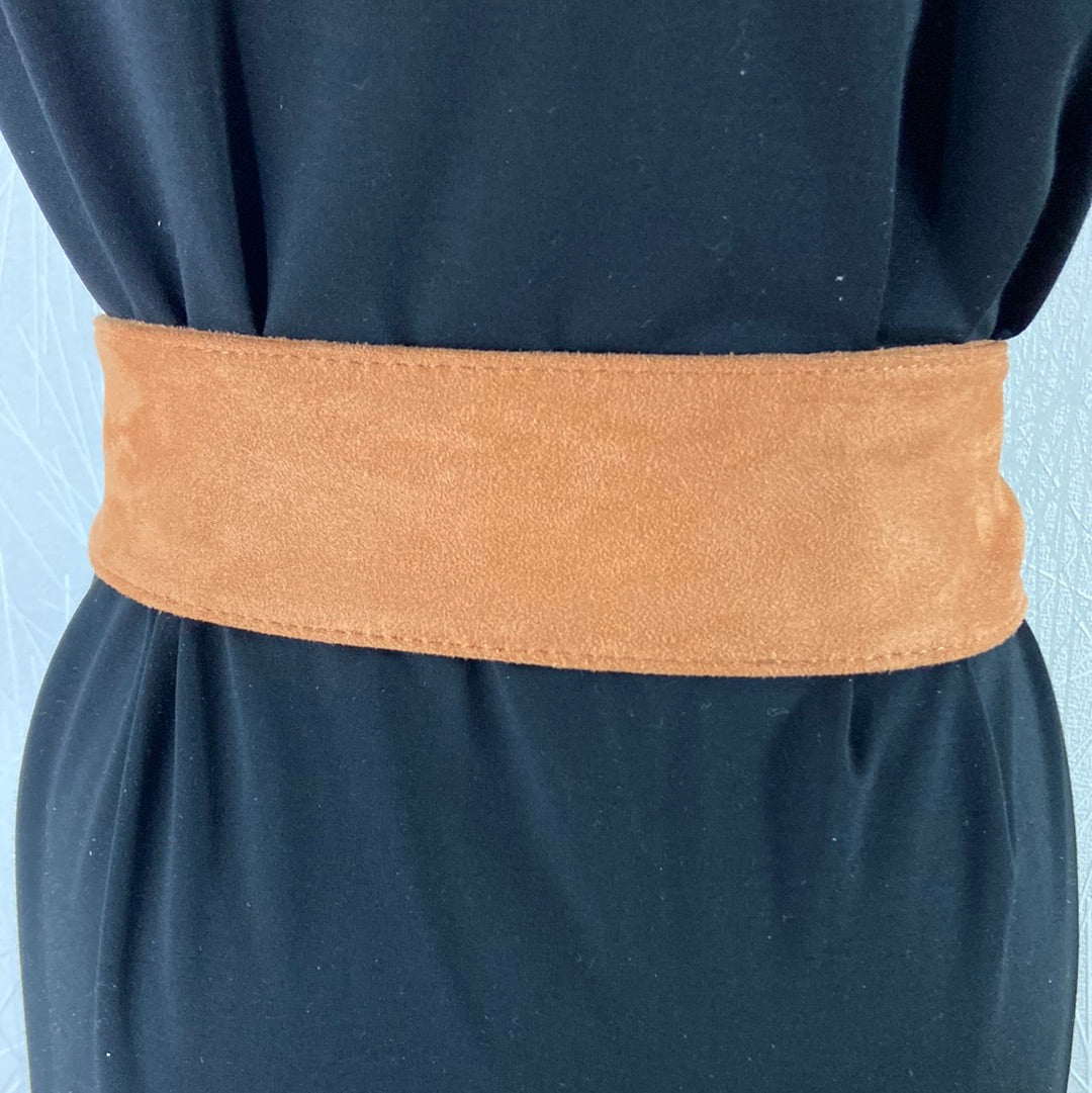 Ceinture femme en cuir synthétique brun Line 27