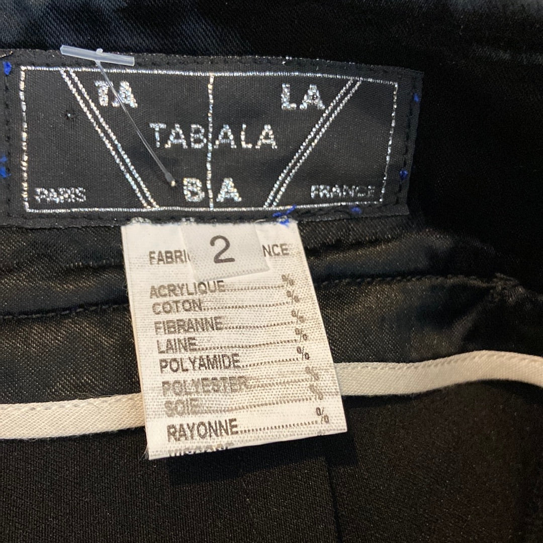 Pantalon habillé femme bleu marine du créateur Tabala Paris