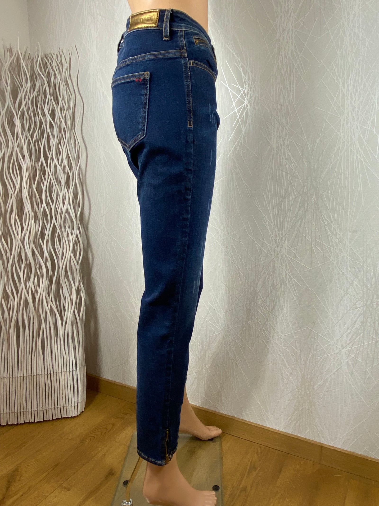 Jeans stretch taille haute coupe skinny Couturist