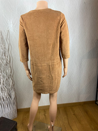 Robe velours Brun camel Esther Who’s That Girl