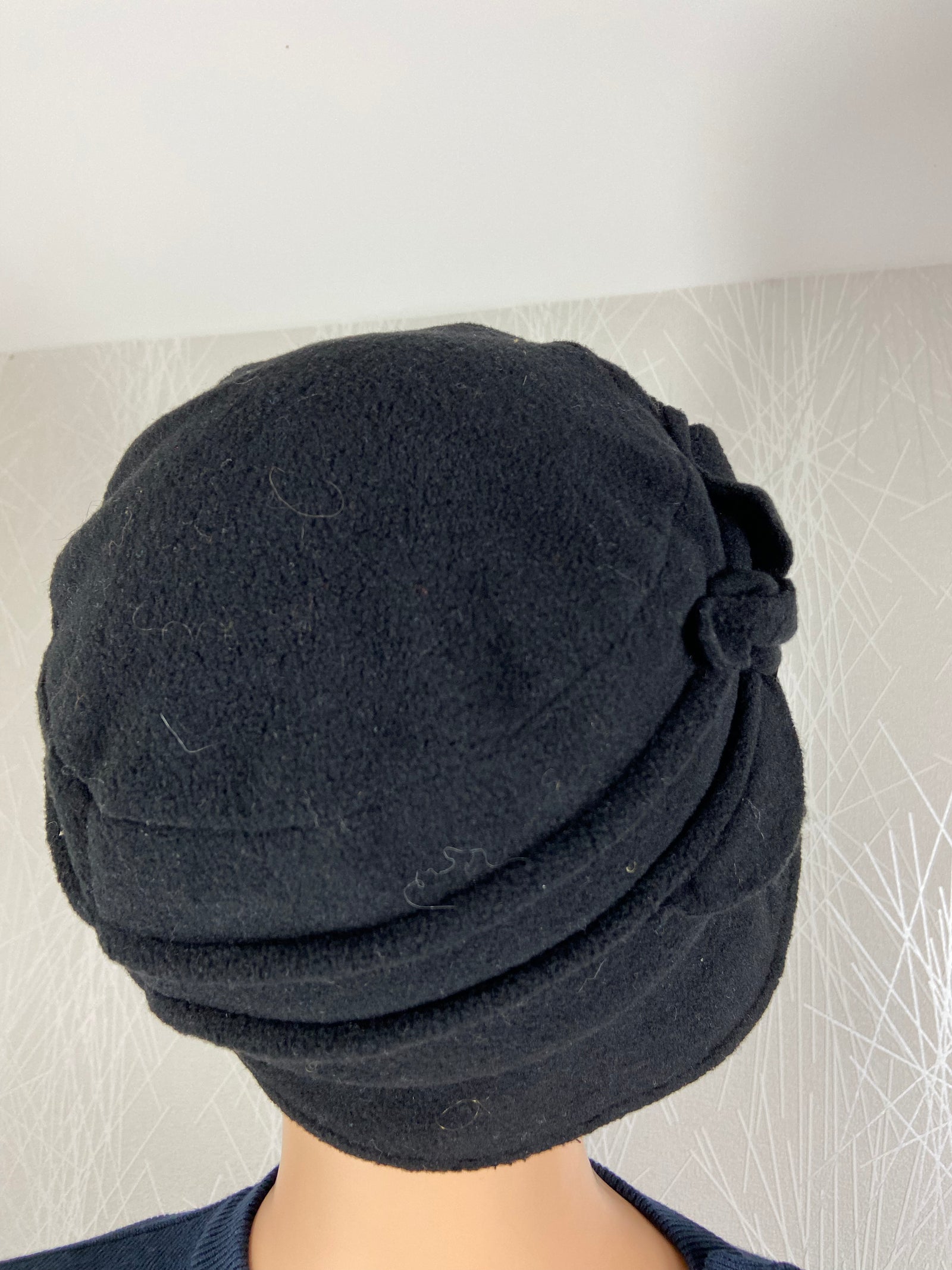 Chapeau cloche doublé noir femme Modissima