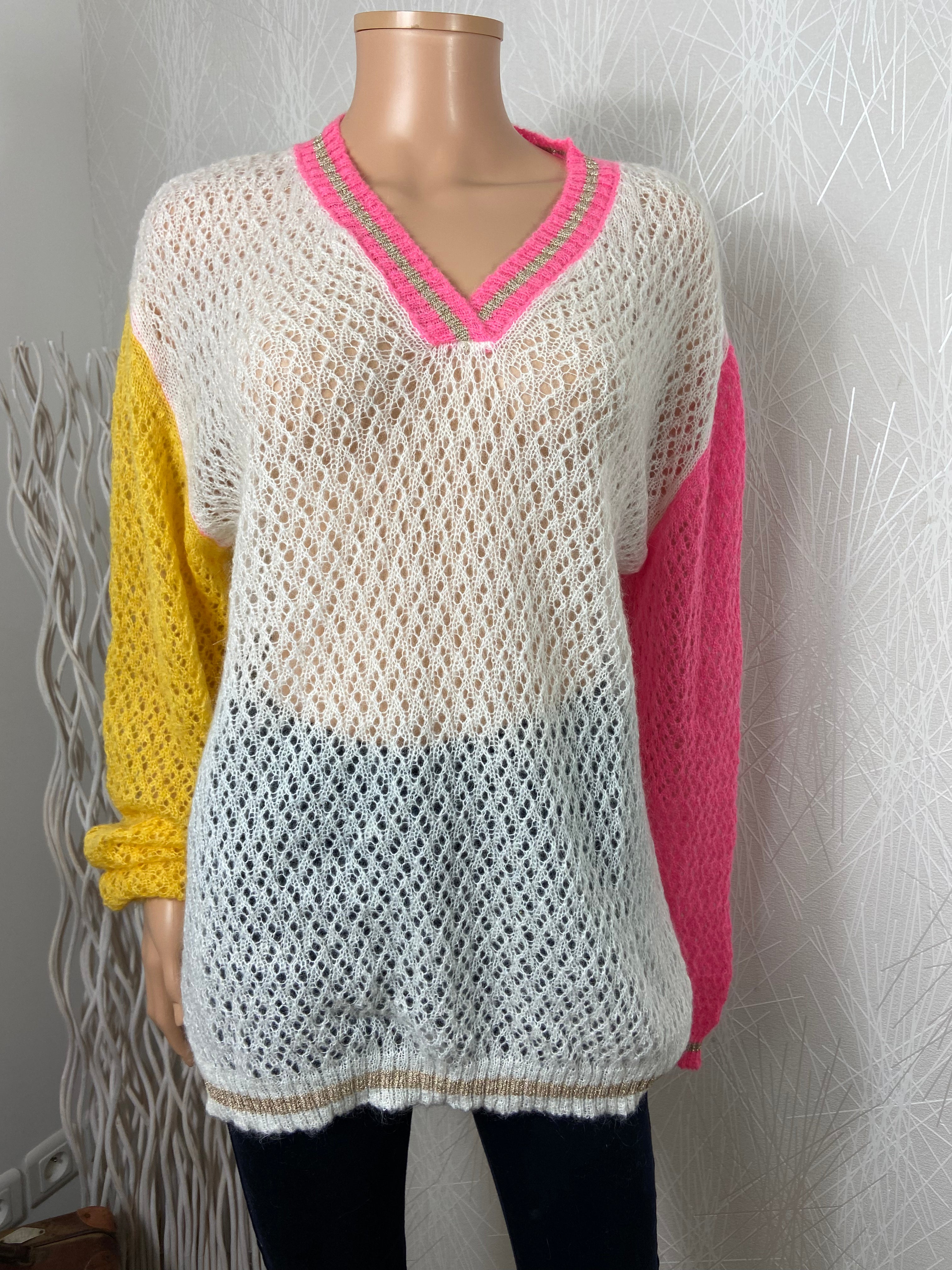 Pull manches bicolore femme les impatientes