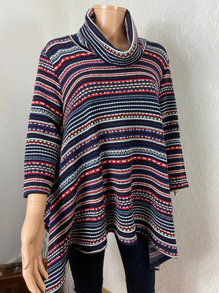 Pull multicolore oversize