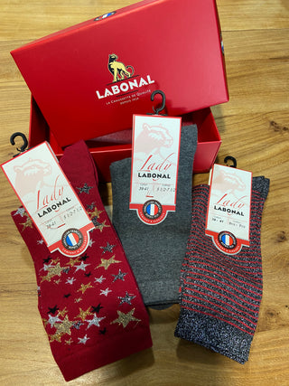 Coffret cadeaux de Noël Labonal chaussettes