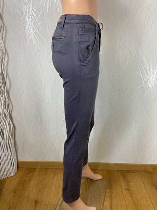 Pantalon coton violet modèle June Chino Red Legend