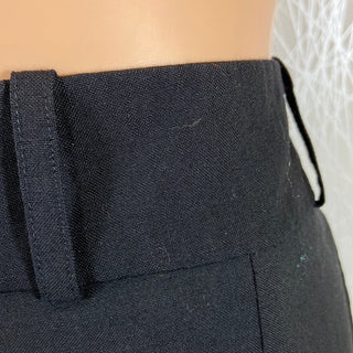 Pantalon noir habillé en laine taille haute Tabala Paris