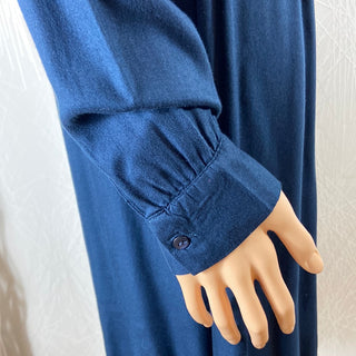 Robe courte bleu marine manches longues Ihcatarine Ichi