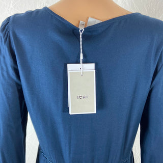 Robe courte bleu marine manches longues Ihcatarine Ichi