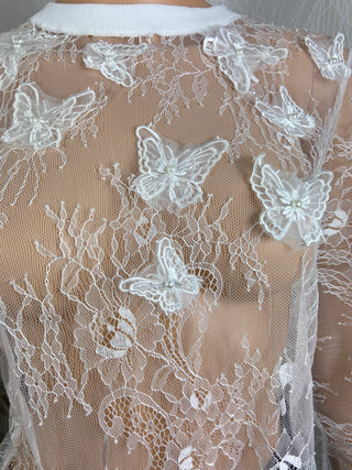 Pull transparent dentelle sexy Muse
