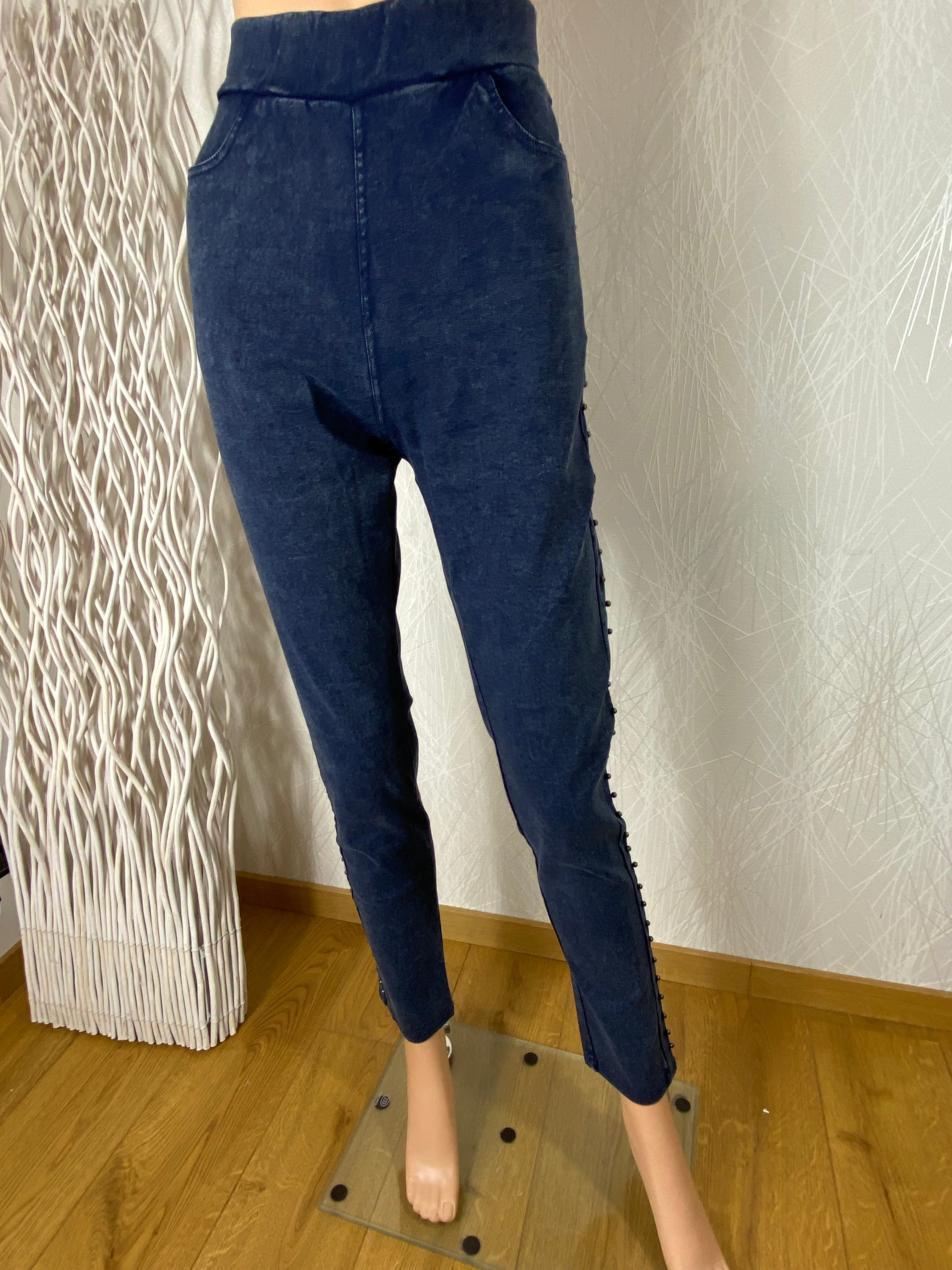 Jeans slim confortable perle femme Cherry Berry