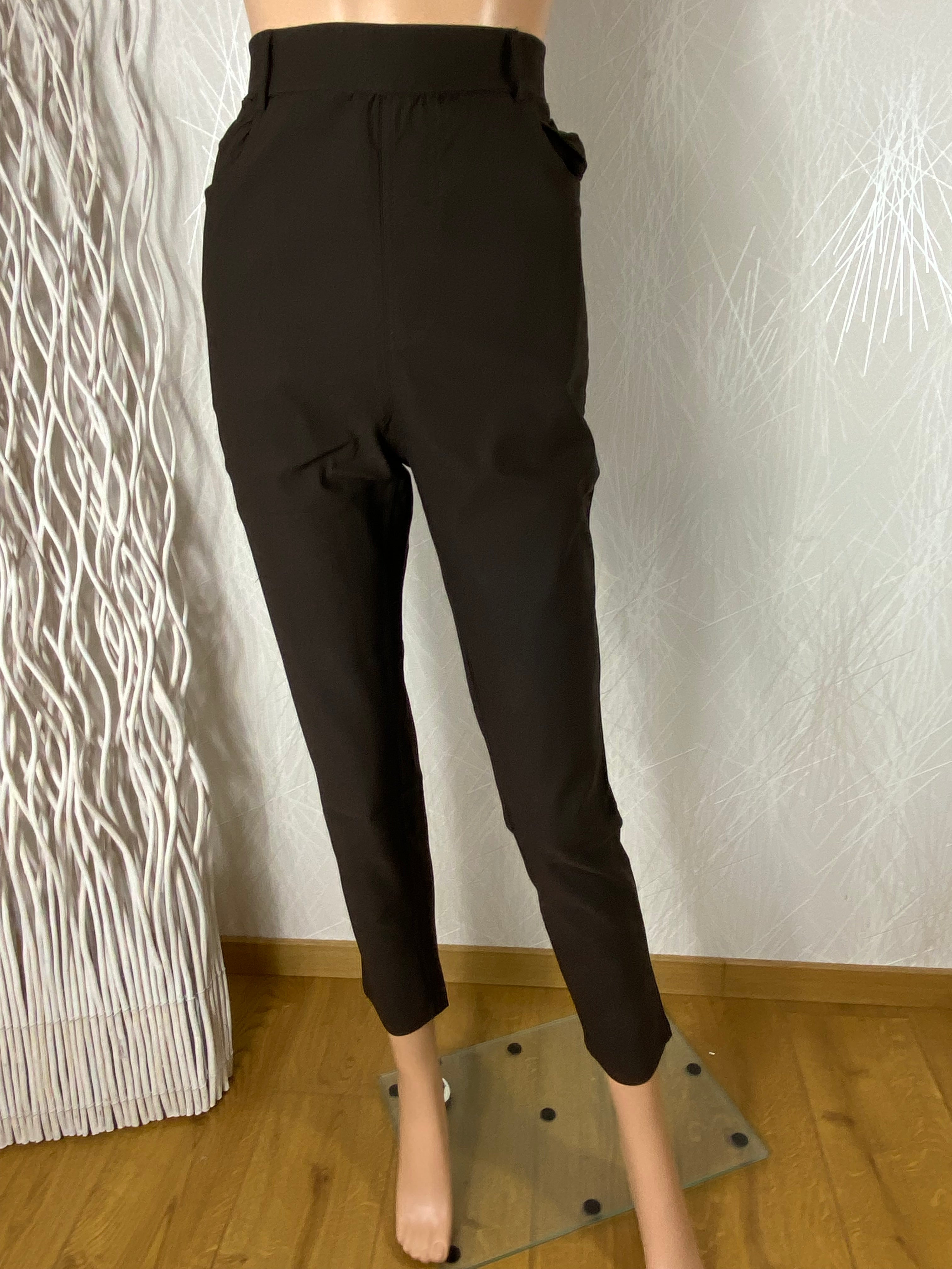 Pantalon marron près du corps Edmond Boublil