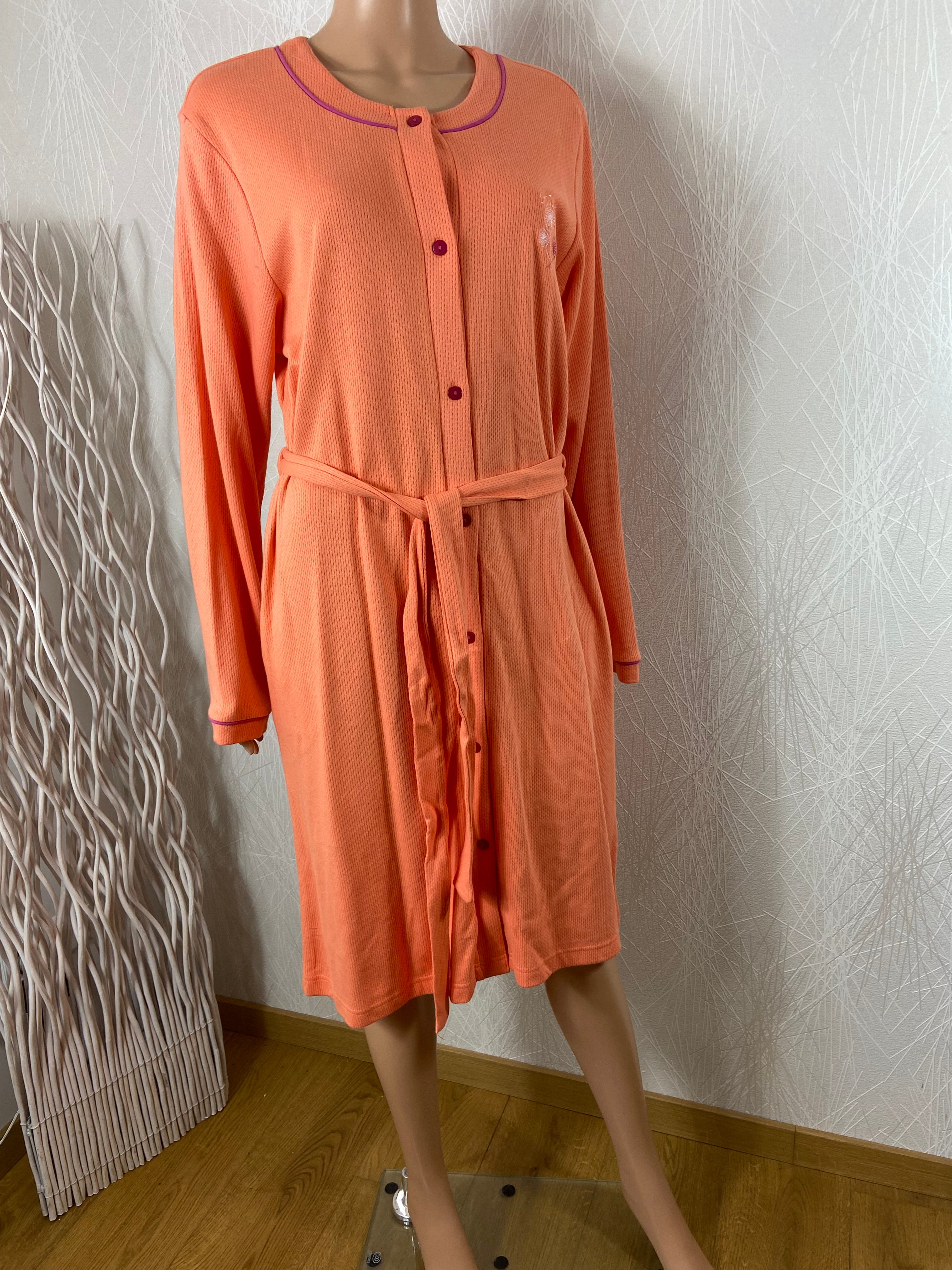 Robe de chambre orange femme Jet