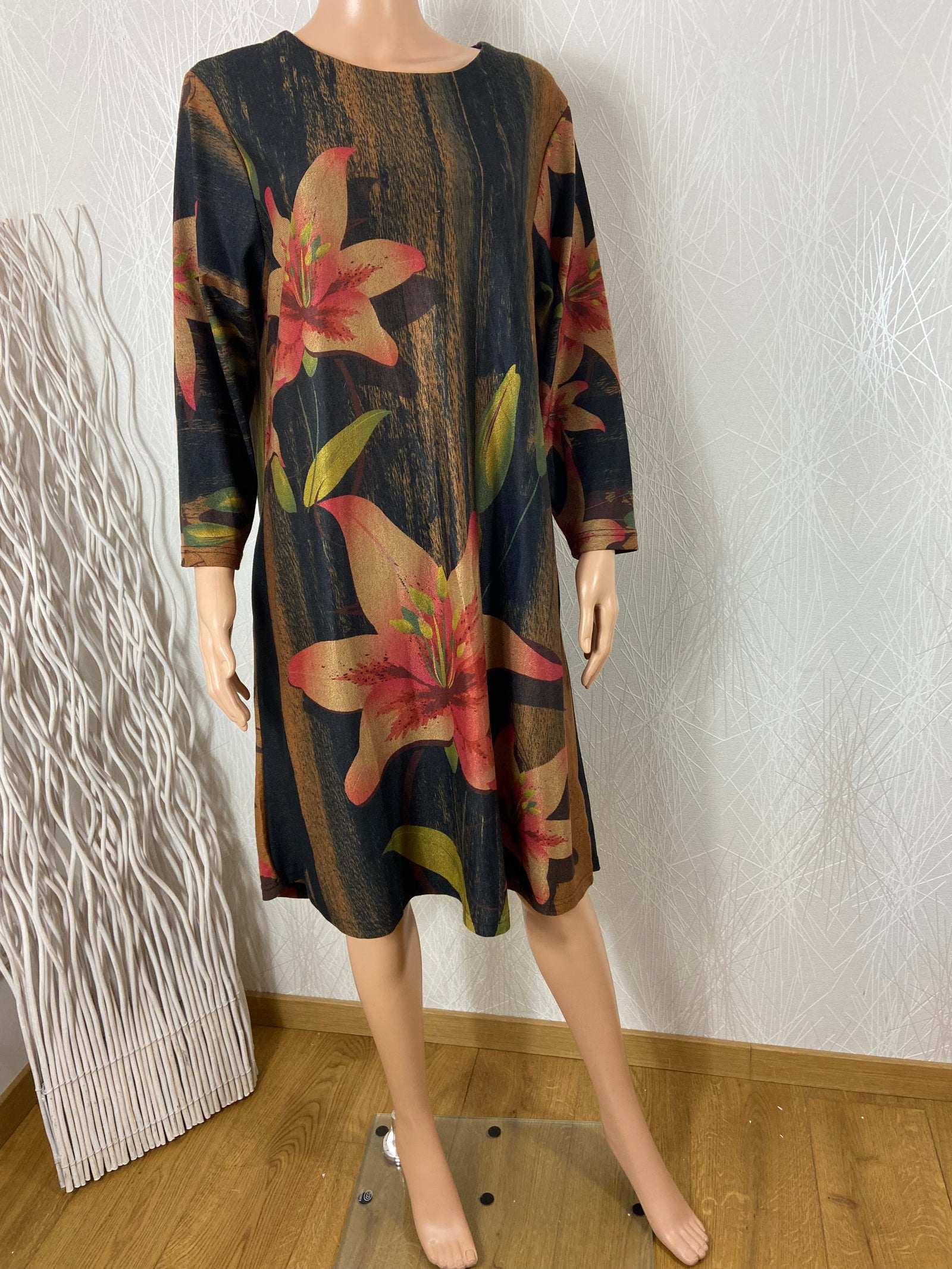 Robe fleuri Neslay Grande taille