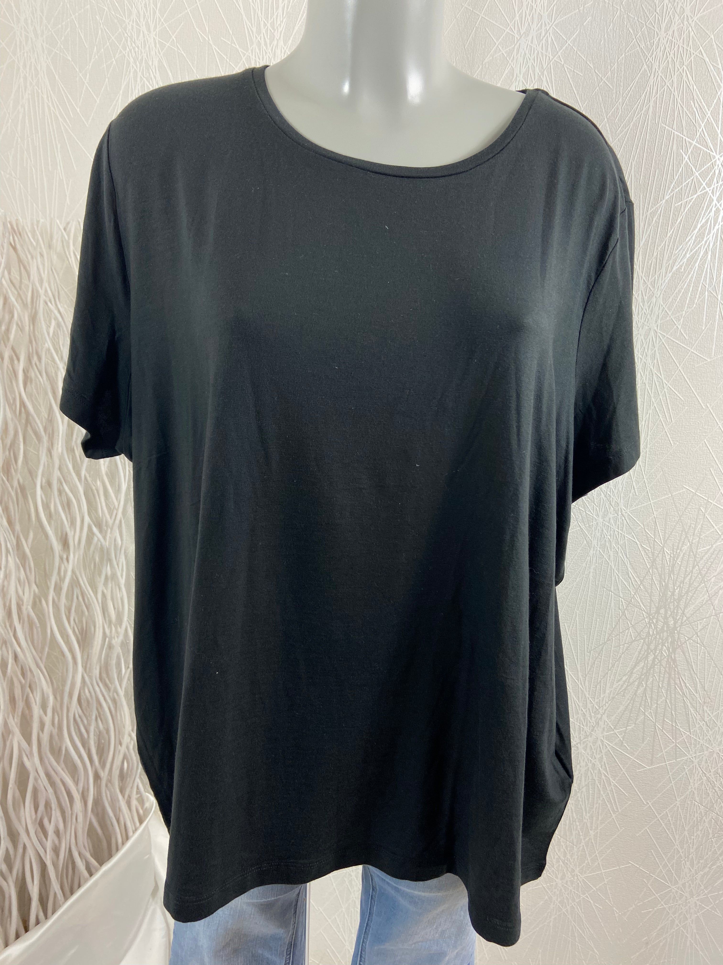 T-shirt noir en lyocell Aware by Vero Moda - Offre-Unique