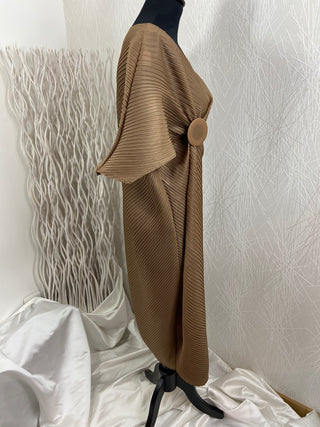 Robe marron extensible Venus - Taille Unique