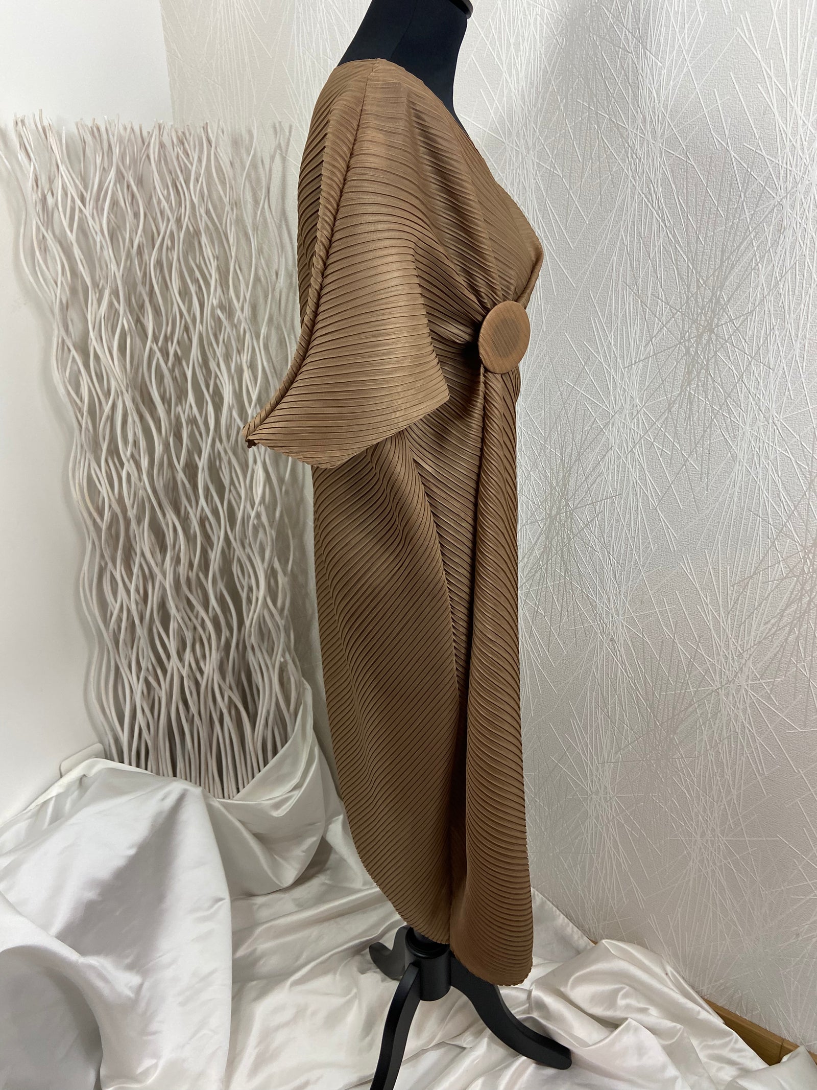 Robe marron extensible Venus - Taille Unique - Offre-Unique