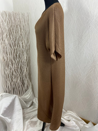 Robe marron extensible Venus - Taille Unique