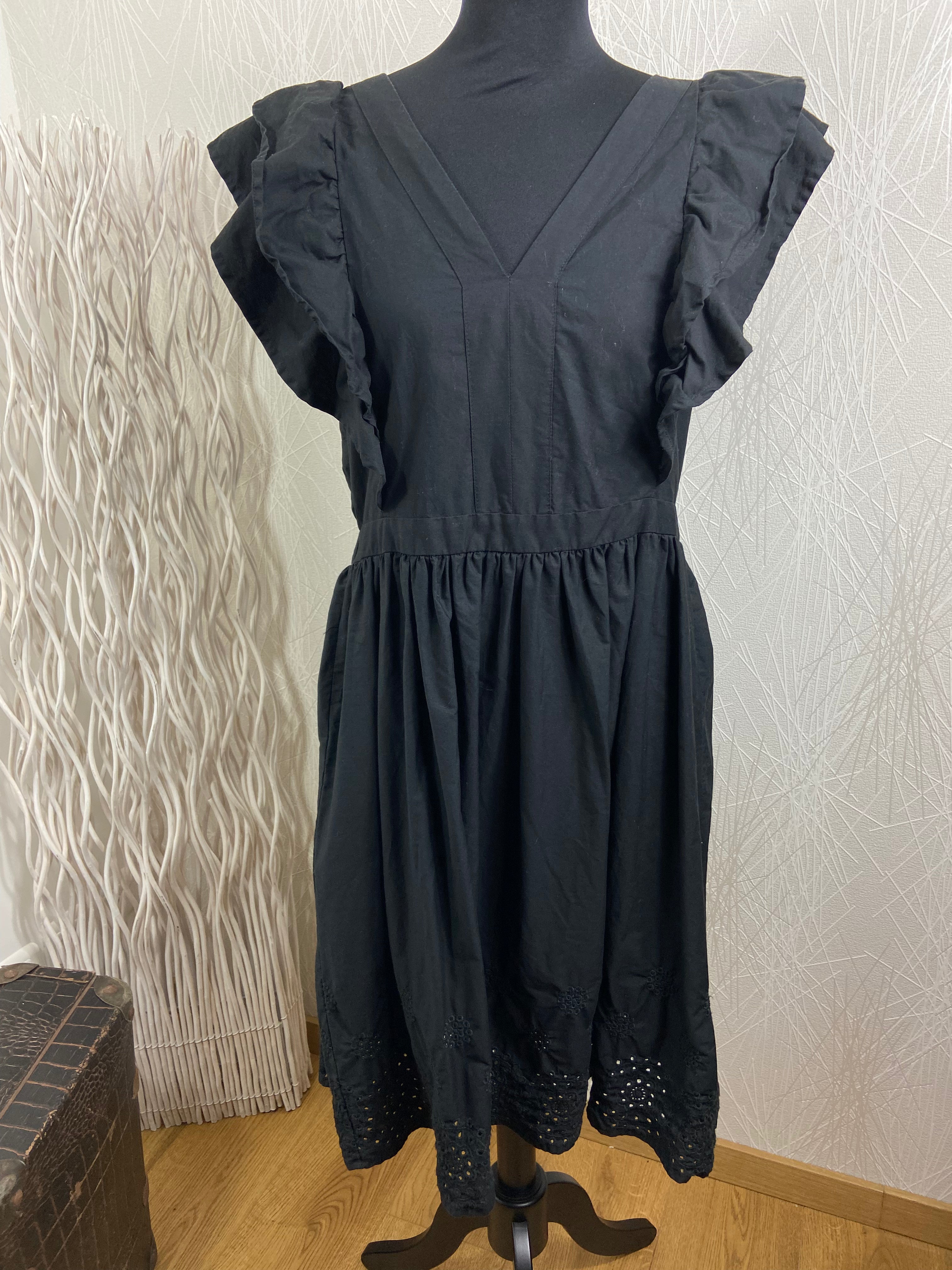 Robe noire légère sans manches 100 % coton Vero Moda - Offre-Unique