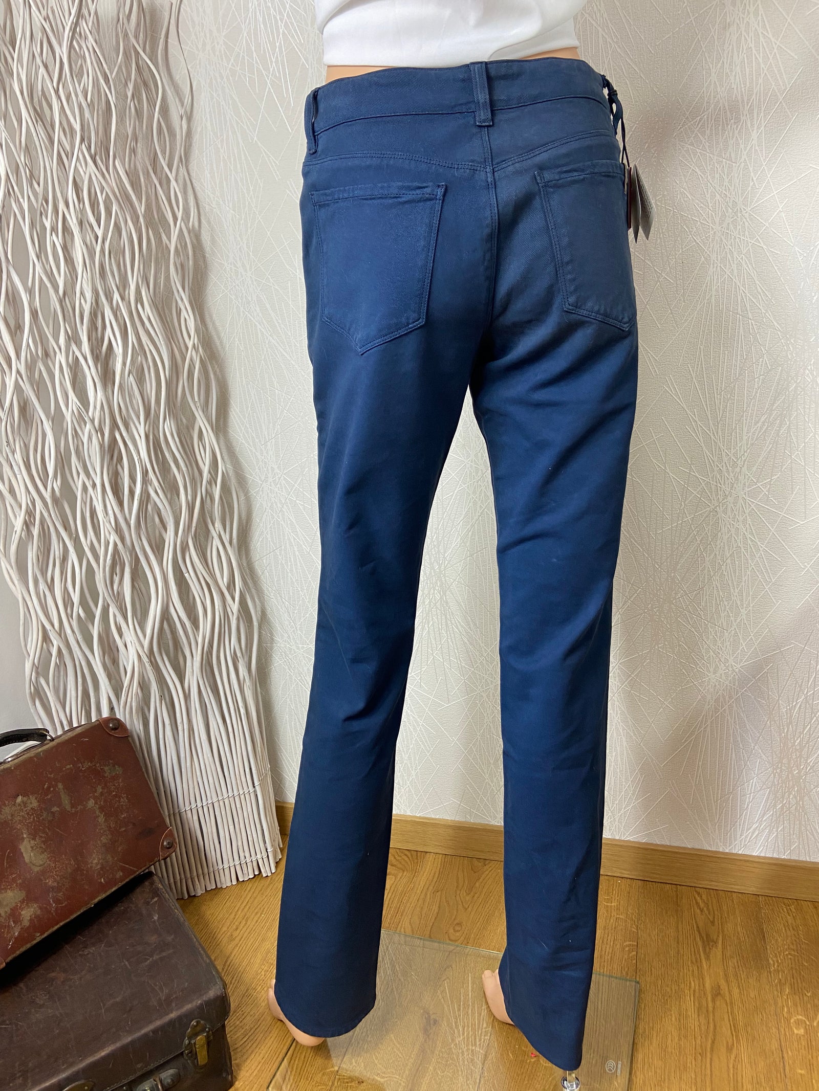 Jean bleu coupe droite taille haute modèle Nerium Blue Denim Notify Jeans