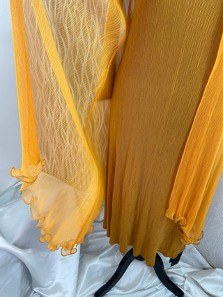 Robe longue extensible avec voilage assortie Venus - Taille Unique
