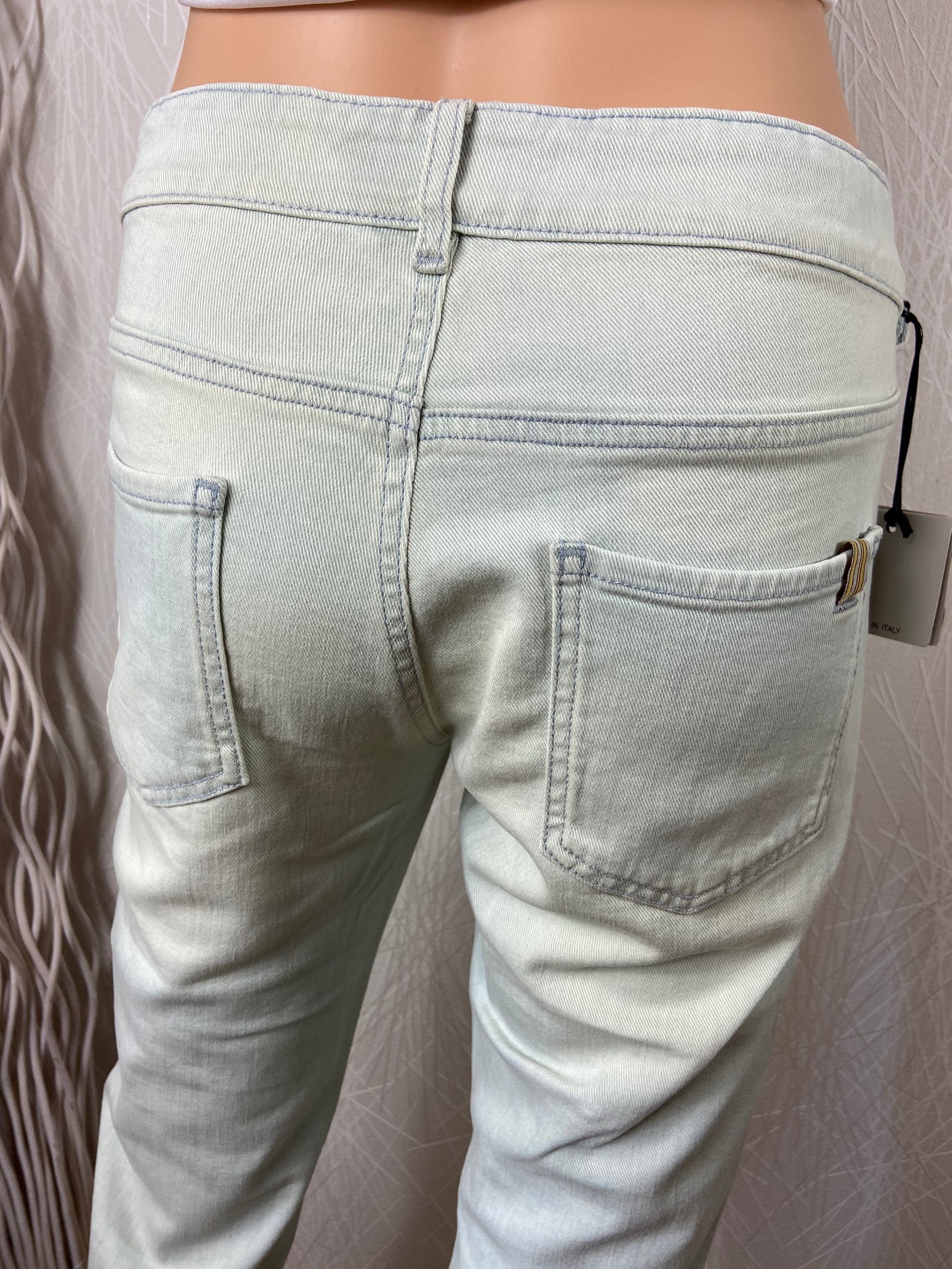 Jean coupe boyfriend ajustée modèle Bamboo Loose Bleach Notify Jeans