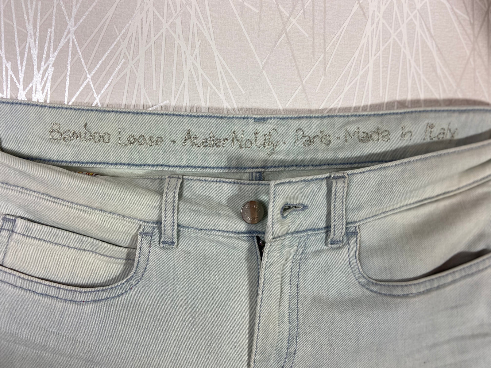 Jean coupe boyfriend ajustée modèle Bamboo Loose Bleach Notify Jeans