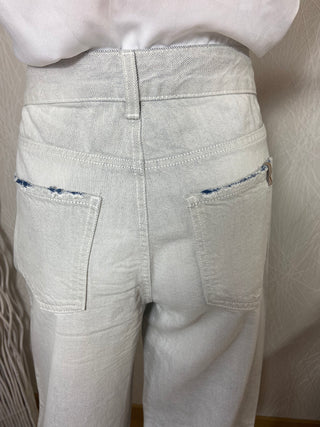 Jean délavé large évasé modèle Silene Reverso Denim Notify Jeans