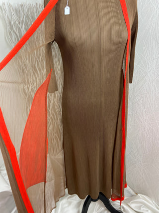 Robe longue extensible avec voilage Venus - Taille Unique