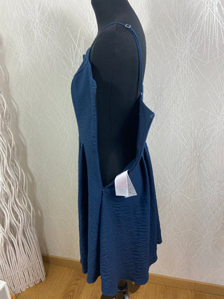 Robe Bleu Marine bretelles réglables Vila Clothes