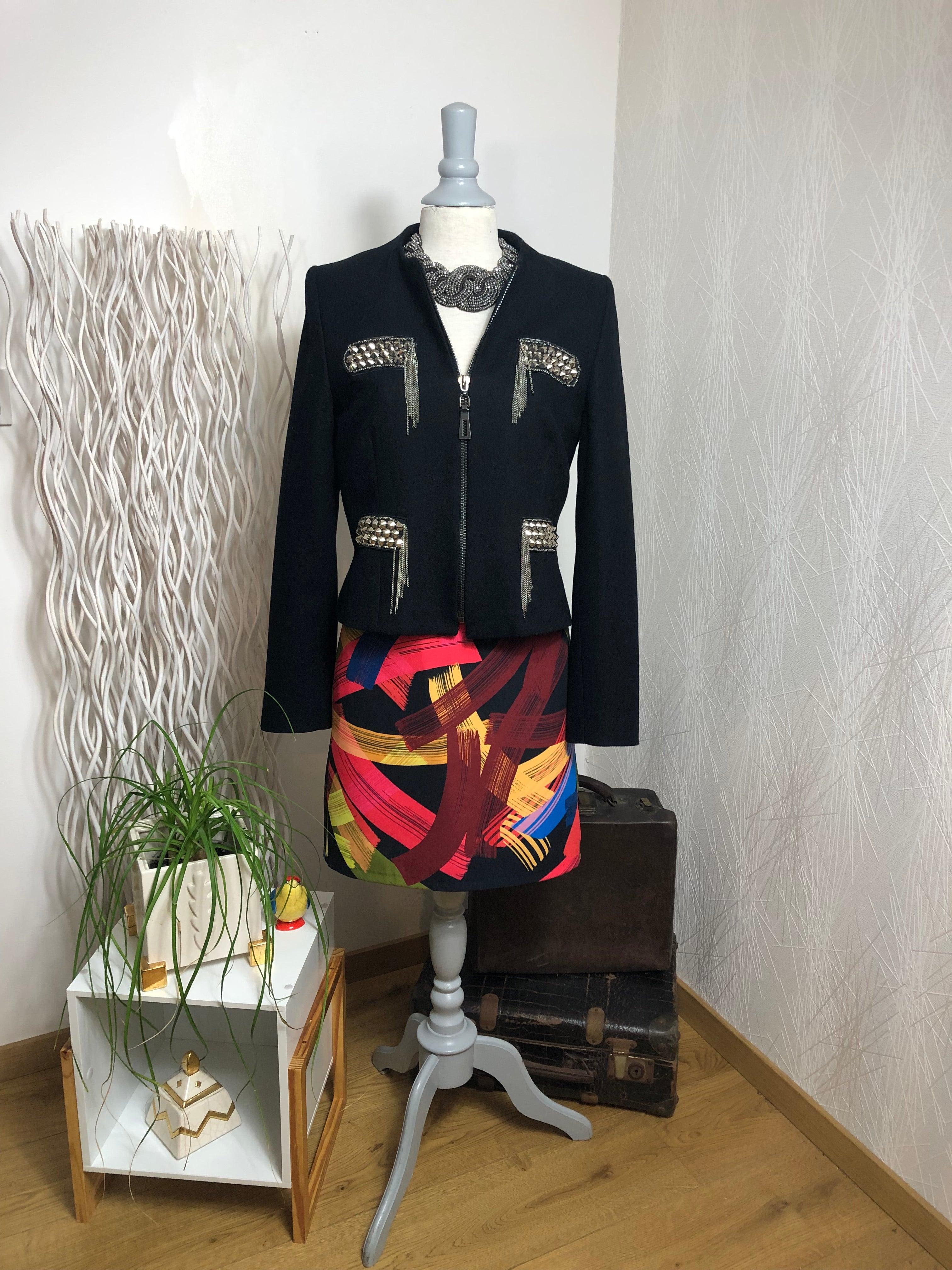 Veste blazer de couleur noire de créateur Tabala Paris - Offre-Unique