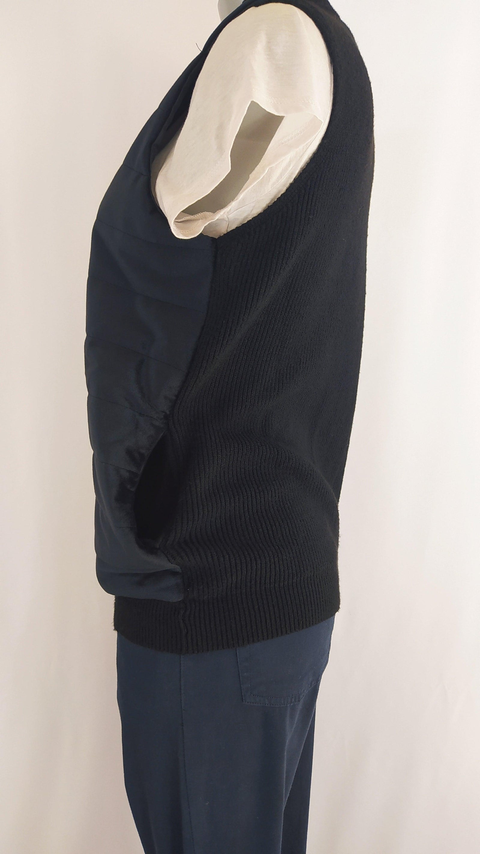Gilet noir matelassé sans manches Odemai - Offre-Unique
