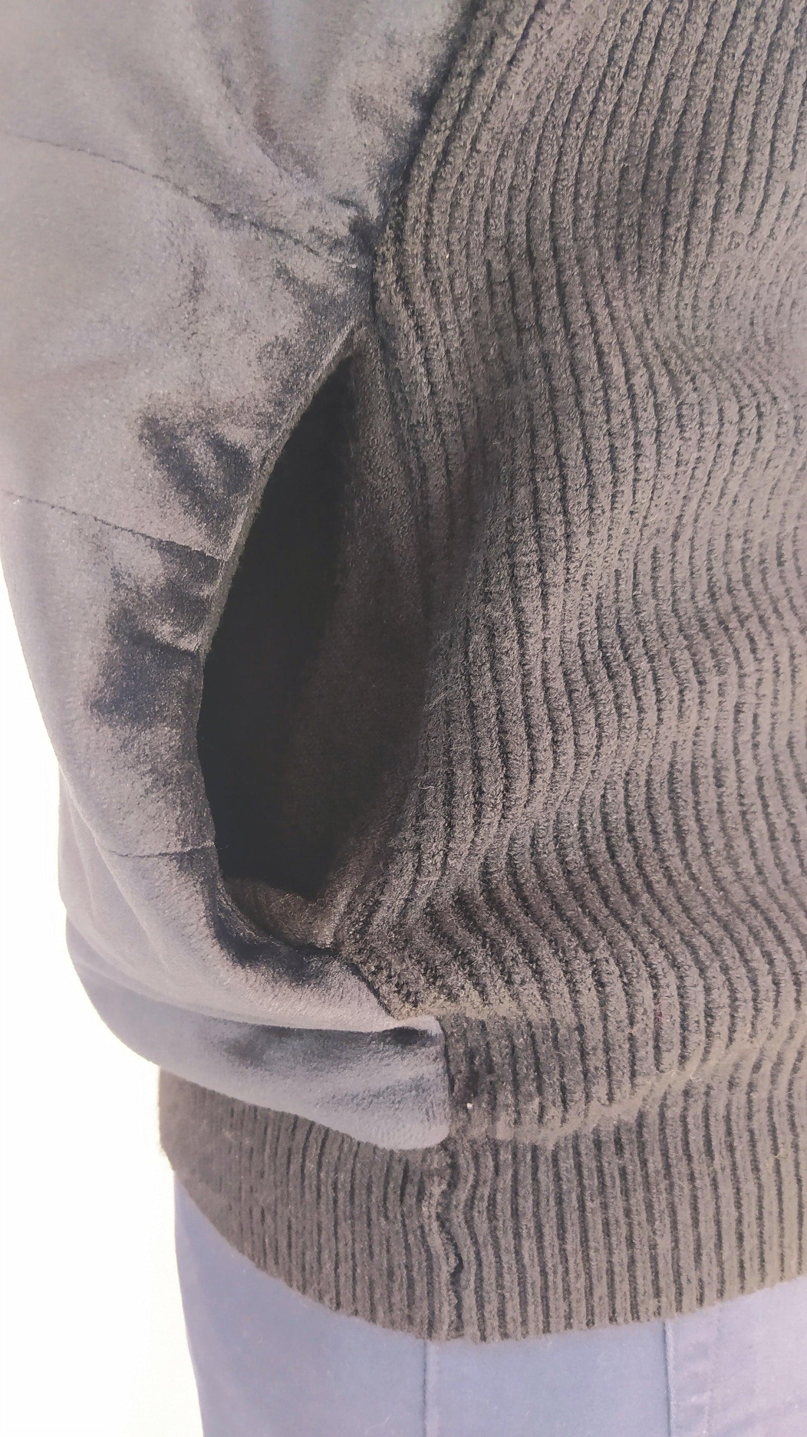 Gilet noir matelassé sans manches Odemai - Offre-Unique